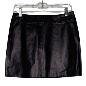 NWT Express Genuine Leather Mini Skirt